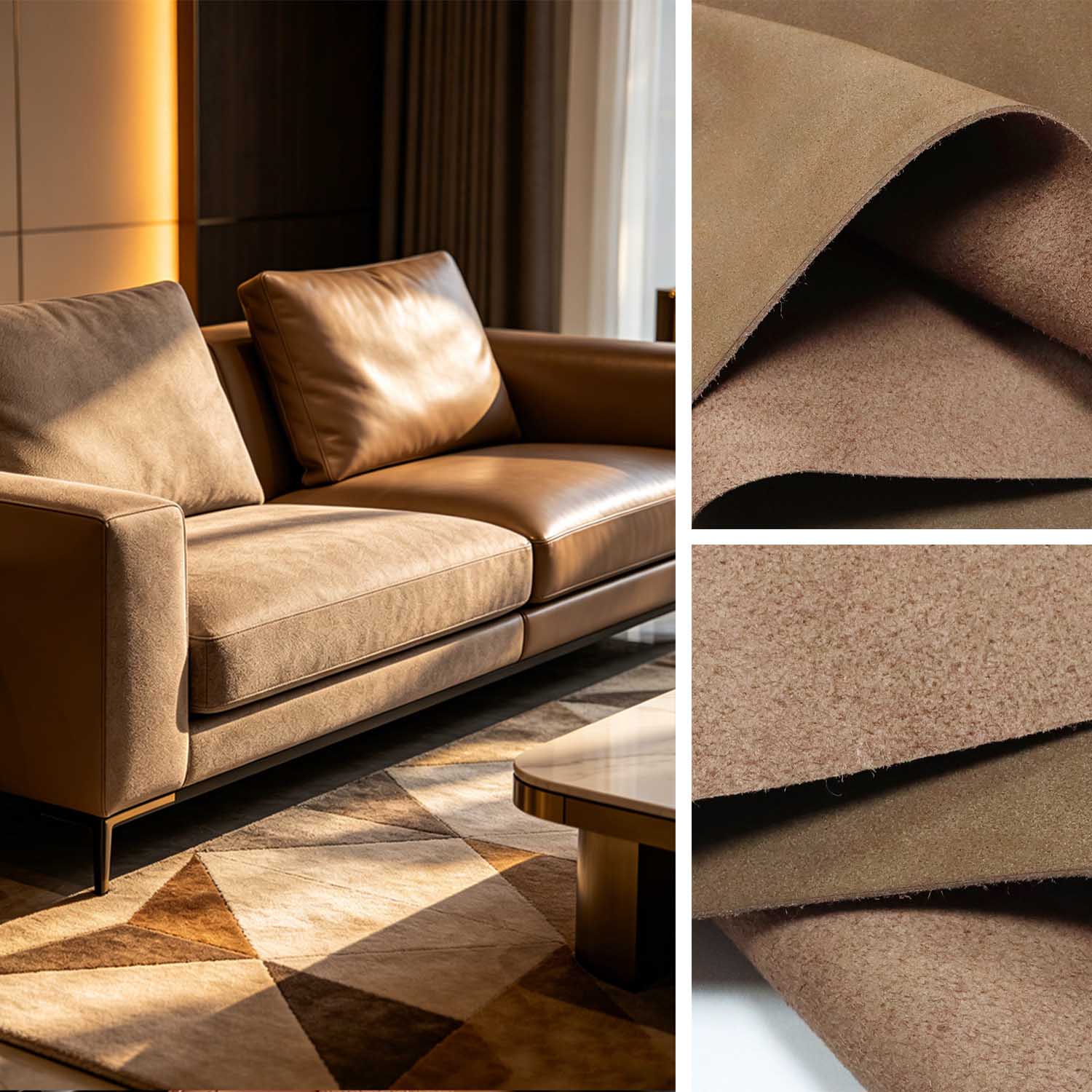 Applicazione di pelle PU/PVC per divani d'arredo