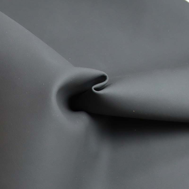 Tessuto di borse per scarpe in pelle microfibra con motivo vacchetta