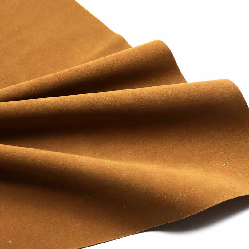 Tessuto per abbigliamento in pelle sintetica PU scamosciata su doppio lato