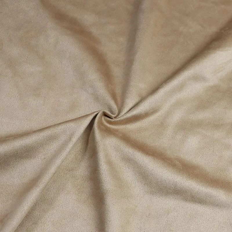 Plain Double-sided Suede Fabric Garments Material