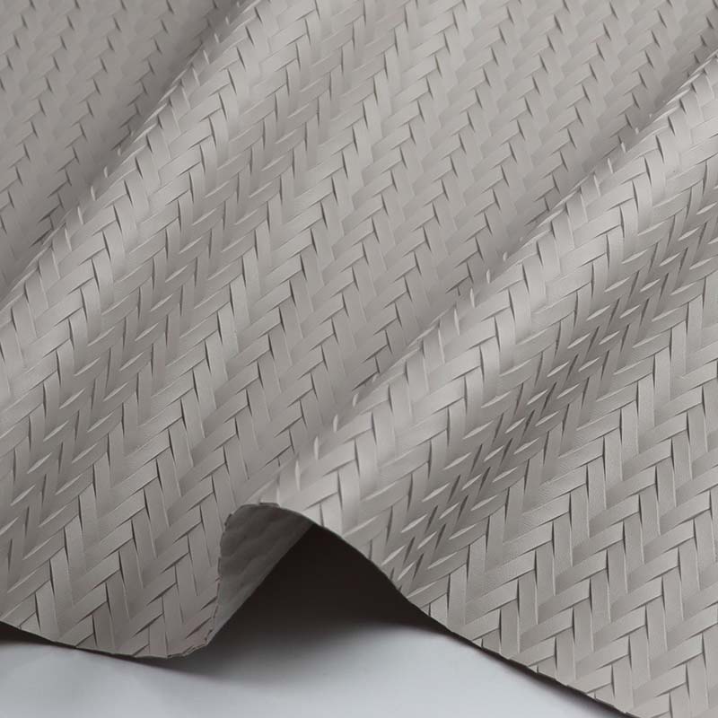 Tessuto in pelle PVC intrecciato per mobili da esterno
