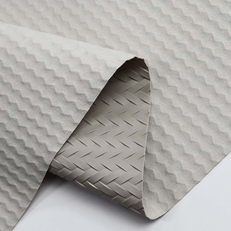 Tessuto in pelle PVC intrecciato per mobili da esterno