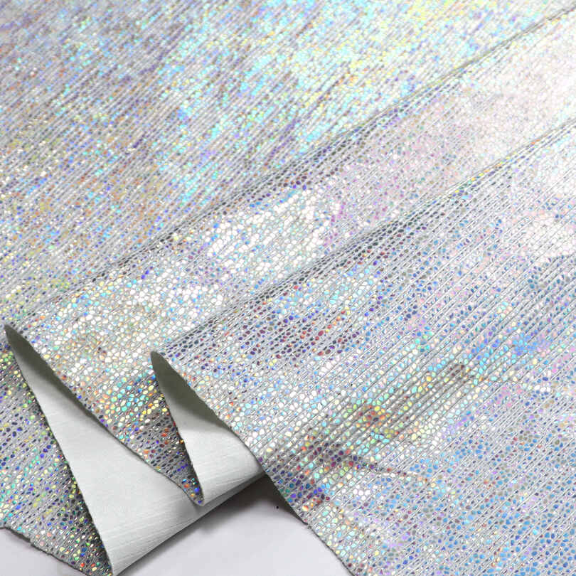 Borse per scarpe iridescenti craquelé metalliche Tessuto in ecopelle PU