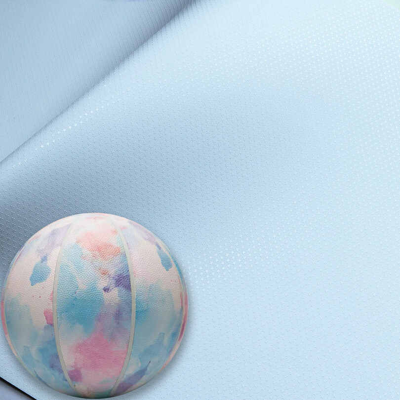 Tessuto in pelle con palloni da calcio sportivi con motivo a stella