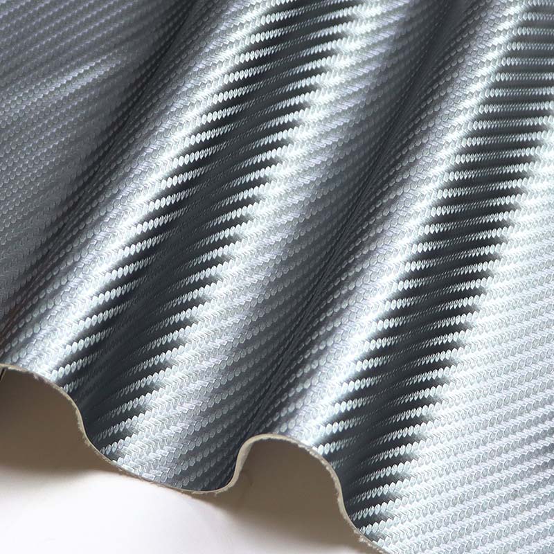 Materiale interno automobilistico artificiale sintetico in fibra di carbonio PVC