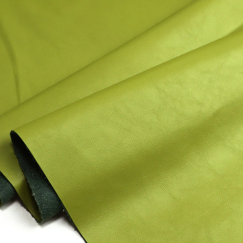 Tessuto per abbigliamento in ecopelle PU con supporto in pelle scamosciata dello stesso colore